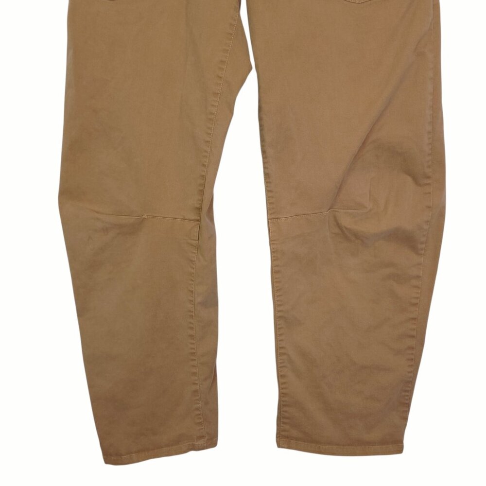 Nili Lotan Shon Pant Rust Brown Barrel Leg Cotton Twill Size 6 - Picture 6 of 10